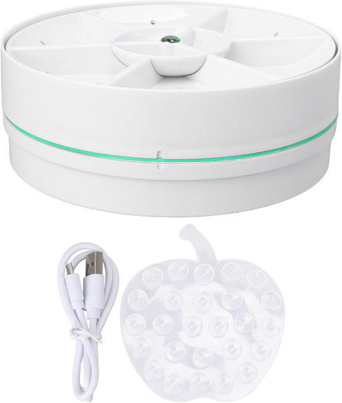 Ultrasonic USB Dishwasher for Fruit and Vegetables: Household Small Dishwasher for Home, Trip, Apartment, Green