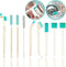 ELEMGULY 18 Pcs Small Household Cleaning Brushes, Deep Detail Crevice Brush Set for Gaps, Corners, and Spaces