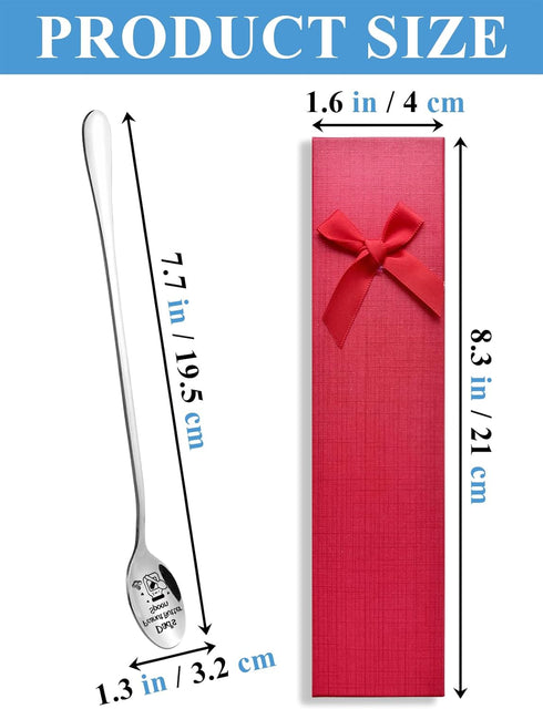 Dad's Peanut Butter Spoon, Funny Engraved Stainless Steel Dessert Spoon for Peanut Butter Lovers