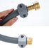 Zinc and Brass Male Clamp Coupling, Fits 3/4" or 5/8" Garden Hose Repair Fitting