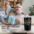 20oz SANDJEST Best Dad Ever Tumbler with Lid - Insulated Stainless Steel Cup- Coffee Mug for Sport Travel Office, Gift