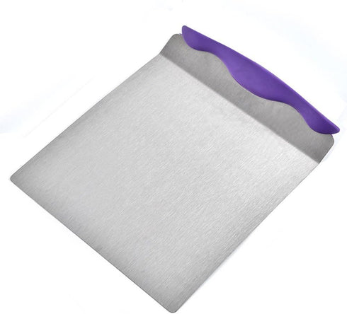 Cake Safe Lifter - 10" x 8" Stainless Steel Pizza Transfer Shovel - Square Cake Tray Moving Plate Tool Cookie Spatula
