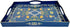 4 15 11 1.9 Boho Blue Decorative Tray, Serving Tray with Handles, Plastic Tray for Coffee Table, Ottoman - Ideal