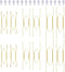 12 Piece Plate Hangers, 6/8/10 Inch Invisible Brass Wall Plate Hangers with 16 Piece Wall Hooks