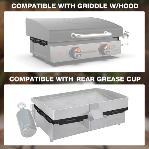 Wind Guards for Blackstone 22 Inch Griddle, Magnetic Stainless Steel Screens for Griddle Grill and Camping
