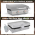 Wind Guards for Blackstone 22 Inch Griddle, Magnetic Stainless Steel Screens for Griddle Grill and Camping