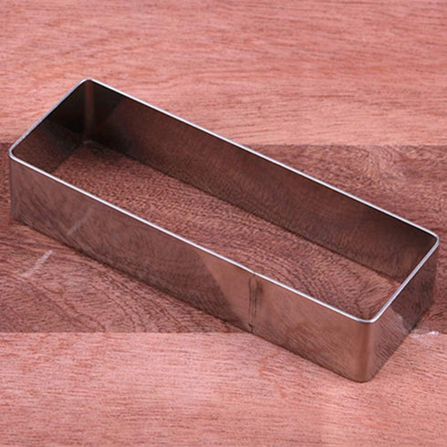 Rectangular Cake Molds, Stainless Steel Mousse Ring, Rectangle Cookie Cutter, Mousse Cake Cutter Ring Mold for Home