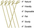 BLUE TOP Bamboo Cocktail Picks 100 PCS, 6 Inch Looped Knot Skewers, Food Picks, Party Toothpicks for Appetizers,
