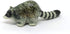 ZOOCRAFT Ceramic Raccoon Figurine, Hand Painted Porcelain Wildlife Animal Collectible Decor