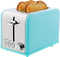 OVENTE 2 Slice Toaster, Extra Wide Slot with 6 Toast Settings, Compact Stainless Steel Countertop Toaster