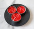 Rose Tealight Candles, 12 Pieces Handmade Delicate Flower Candles with 100PCS Silk Rose Petals for Weddings,