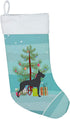 BB2993CS Great Dane Merry Christmas Tree Stocking by Caroline's Treasures, Fireplace Hanging Stocking for Holiday Decor