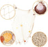 Rosoz Nature Fish Net Wall Decoration with Shells, Ocean Themed Wall Hangings for Party Decor