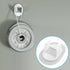 4PCS Self-adhesive No-drill Washing Machine Drain Hose Holder, Flexible Laundry Sink Drain Hose Clip