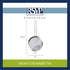 RSVP International Endurance Kitchen Collection, 7-Inch Stainless Steel Fine Mesh Conical Sieve/Colander