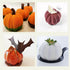 Pumpkin Silicone Mold, 6 Cavities Cupcake Baking Pan, Mousse Tray for Halloween Cake Decoration