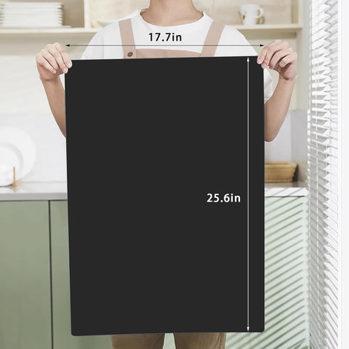 Silicone Placemats, Food-Grade Non-Slip Waterproof Kitchen Counter Mat, Heat Resistant Baking Mat (25.6"×17.7")