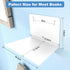 4-Pack Fentec Invisible Floating Bookshelf, Wall Mounted Floating Bookshelves Heavy-Duty Book Organizers Hidden Book