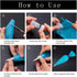 Piping Bags and Tips Set, 100Pcs 12 Inch Disposable Pastry Bags for Cake Decorating Kit Supplies