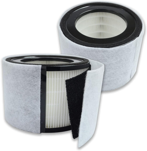 PUREBURG 2-Pack Replacement Filter for TruSens Z2000, Z-2500 Air Purifier, H13 HEPA 3-Stage Filtration