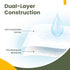 100% Waterproof Pillow Covers, Standard Size with Zipper (Set of 4), Pillow Protector, 20 x 26 Inches, White, Soft