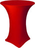 YOUR CHAIR COVERS 36" D x 42" H Highboy Cocktail Round Stretch Spandex Table Cover, Red