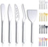 Berglander Cheese Knife Set of 5, Stainless Steel Cheese Cutter Slicer with Ergonomic Design