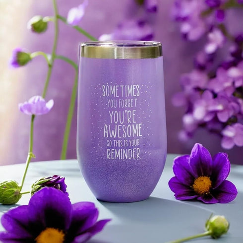 Mothers Day Gifts - Spa Gift Basket & Tumbler Set - Perfect Mothers Day, Birthday, Christmas, Valentines Day Gifts for Her - Women, Wife, Girlfriend, Friends, Sister, Mom (Purple)