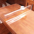 Leoewo 16 54 x Clear Plastic Dining Table Protector PVC Vinyl Desk Pad Mat Wooden Furniture Coffee Entry Entryway Tall
