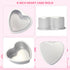 Heart Shaped Cake Pan 6 Inch Aluminum Cake Pans Heart Cake Tin Baking Cake Mold for Valentine's Day Weddings Birthday Party by Gvhntk
