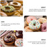 Unomor 3pcs Baking Mold, Donut Cake Pan, Muffin Donut Pan, Flower Donut Baking Cups, Bakeware