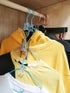 60 Pcs Clothes Hanger Connector Hooks, Mini Cascading Hanger Hooks for Velvet Huggable Hangers, Heavy Duty