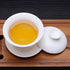 Gaiwan White Glaze Porcelain Teacup, Kung Fu Tea Service Set for Home Office Decoration (100ml)