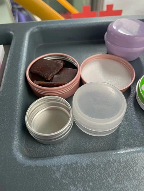 Othmro Round Aluminum Cans, 150ml/5 oz Tin Can with Screw Top Metal Lid for Crafts & Cosmetic Storage