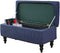 FUANGUI Ottoman Cover Stretch Storage Ottoman Bench Slipcover Printed Folding Storage Bench