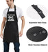Funny Cooking Aprons for Women and Men with Pocket, Adjustable Grill Apron, Birthday Gift for Dad or Mom