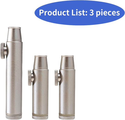 Kitchen Spice Racks Spice Dispenser Polished Aluminum (3 pieces) by MuYuDaDi