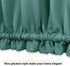 PONY DANCE Sidelight Door Curtain, Rod Pocket Blackout Panels for Sliding Glass French Door, 25 W x 72 L, Sea Teal