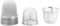 uxcell 8pcs Stainless Steel Tea Leaf Spice Round Wire Mesh Teapot Filter Strainer, 60mm Dia, 50mm Depth