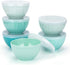 Melamine Bowls with Lids - 15oz 5-inch Cereal/Salad/Prep Bowls, Set of 6 Assorted Colors, Shatter-Proof and BPA Free