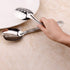 IMEEA Flat Bottom Serving Spoon, 10-Inch Slotted Spoon, Set of 2 in 18/8 Stainless Steel