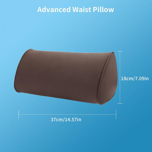 1 Pack Lumbar Support Pillow for Car Seat and Office Chair, Gaming Chair, Ergonomic Memory Foam Back Cushion Lower Back