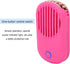 FILFEEL Eyelash Fan for Lash Extensions, Multi-Functional Portable Handheld USB Bladeless Cooling Fan (Rose Red)
