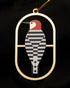 Charley Harper Adornment "Baffling Belly"