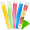 yuntop 60 Pack Ice Pop Mold Bags & Funnel Disposable Ice Mold Bags