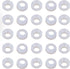 1/4 Inch Flare White Washer, 25 Pack