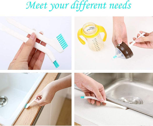 5Pcs Household Cleaning Brushes, Precision Cleaning Kit for Corner Stain Dirt, Deep Detail Crevice Cleaner Set