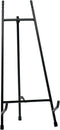Red Co. 15” Tall Modern Metal Tripod Plate Stand and Art Holder Easel, Black