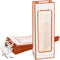 uxcell Wine Bags, 20pcs Wine Gift Bags with Rope Handles, Paper Wine Tote Bag with Clear Window, White Orange