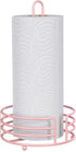 Buruis Paper Towel Holder for Kitchen Countertop, Pastel Pink - One Hand